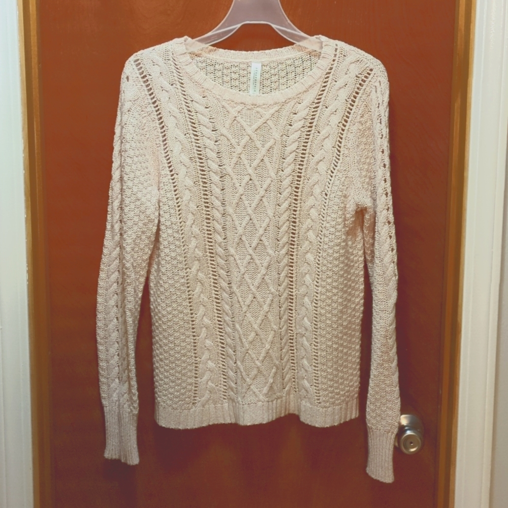 Perfect for Spring! 🌱 Light Pink Aeropostale Knit Sweater